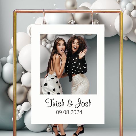 Diy Selfie Frame Photo Booths, Large Polaroid Frame, Polaroid Frame For Photo Booth, Frame Props For Pictures, Giant Frame Photo Booth, Halloween Photo Frame Prop, Party Frames Diy Photo Booths, Picture Frame Photo Prop, Diy Photo Prop Frame