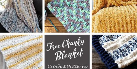 35 Free Chunky Crochet Blanket Patterns – Bulky Yarn - A More Crafty Life Amigurumi Patterns, Super Bulky Crochet Blanket, Chunky Crochet Throw Blanket, Chunky Yarn Crochet Pattern, Chunky Crochet Baby Blanket, Slipper Crochet, Chunky Crochet Throw, Storage Crochet, Bulky Yarn Patterns