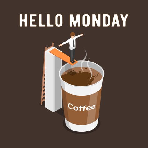 Monday Coffee Humor, Coffee Monday, Coffee Jokes, Letter Wallpaper, Monday Coffee, Food Videography, Instagram Branding Design, Coffee Shop Logo, Monday Mood