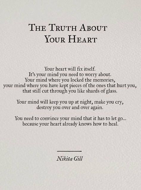 Follow your mind- your heart will heal Poetry Quotes, True Quotes, Fina Ord, Ideas Quotes, Poem Quotes, Pretty Words, Beautiful Quotes, Beautiful Words, Quotes Deep