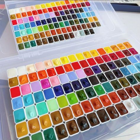 Brand candy color macaron watercolor 24 colors 0.5ml 1ml 70 colors 0.5ml acuarelas pigment aquarela painting art supplies|Water Color| - AliExpress Art Supplies Painting, Painting Materials Art Supplies, Art Supplies Aesthetic, Macaron Watercolor, Art Painting Easy, Gouache Palette, Art Ideas For Beginners, Art Supplies List, Beginners Art