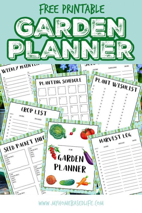 Free printable garden planner #garden #gardenplanning #gardentips Organisation, Homestead Binder Free Printable, Gardening Printables Free, Homestead Printables Free, Greenhouse Diy Plans, Free Homestead Planner, Garden Planner Journal, Diy Garden Journal, Free Homestead Printables