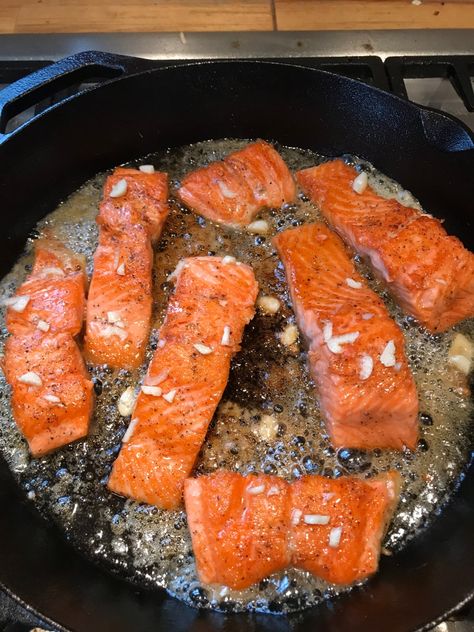 Cooking Steelhead Trout, Cooking Trout On Stove, Steel Head Trout Recipes Air Fryer, Steelhead Trout Recipe Pan Fried, Trout Air Fryer Recipes, Steelhead Trout Recipes, Steelhead Trout Recipe Air Fryer, Cook Salmon On Stove, Steel Head Trout Recipes