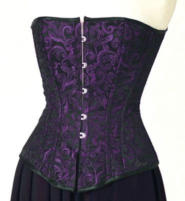 Couture Corset in purple - The Dark Angel Custom Clothing - Polyvore Corsets, Couture, Purple Clothes, Dark Violet, Lace Corset, Custom Clothing, Dark Angel, Purple Lace, Dark Purple