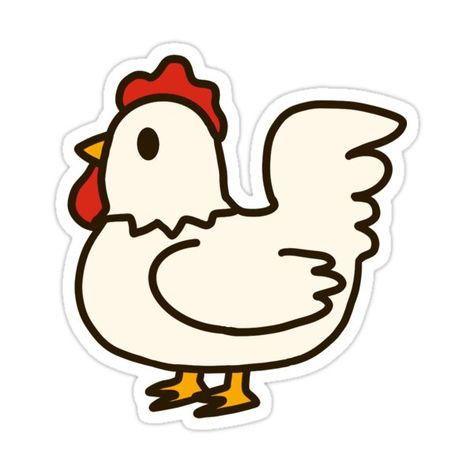 Chicken Clipart Cute, Chicken Cartoon Cute, Chicken Cute Drawing, Cute Chicken Cartoon, Chicken Printable, Chicken Icon, Chicken Pet, Chicken Cartoon, Chicken Sticker