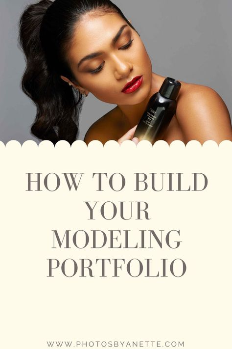 Tips on how to build a solid modeling portfolio. Having strong marketing tools increases your chances of being hired! #modelportfolio #modelbook #modeling How To Build A Modeling Portfolio, Model Book Portfolio, Modeling Portfolio Ideas, Model Portfolio Book, Modeling Book, Model Portfolio Examples, Commercial Modeling, Book Portfolio, Modelling Portfolio