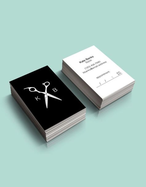 Barbershop Visit Card, Open Scissors, Hair Salon Business Cards, Barber Shop Business Cards, Hairdresser Business Cards, Barber Business Cards, Hair Salon Business, Barber Logo, Hair Business Cards