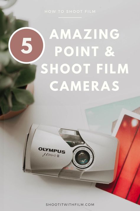 5 of the best point and shoot film cameras! Check out this great list of point and shoot film cameras, including the Contax T2 and Yashica T4, that would make a great addition to any camera bag! » Learn how to shoot film with these film photography tips and tutorials on Shoot It With Film #shootitwithfilm #filmisnotdead #ishootfilm #analogphotography #filmphotography #35mmfilm #35mm #35mmfilmphotography #photographytips Film Camera Point And Shoot, Best Film Camera For Beginners, Beginner Film Camera, Best Point And Shoot Camera, Point And Shoot Film Photography, Film Point And Shoot, 35 Mm Film Camera, Contax T2 Photography, Point And Shoot Photography