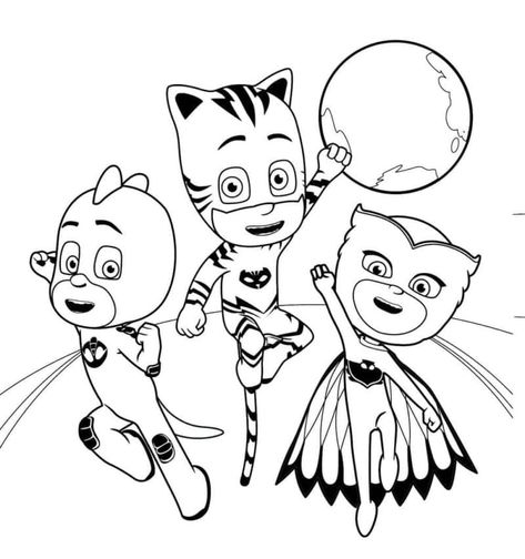 PJ Masks Save the Day coloring page Pj Masks Coloring Pages, Superhero Coloring Pages, Logo Anime, Free Kids Coloring Pages, Superhero Coloring, Mask Pictures, Printable Coloring Pages For Kids, Mask Drawing, Lightning Mcqueen