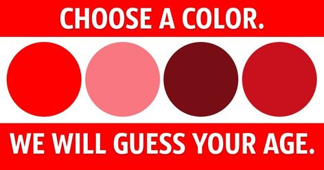 A Color Test That Can Tell Your Mental Age Mental Age Test, Double Menton, Healthy Holistic Living, Fun Test, Color Test, Body Condition, Facial Exercises, New Inventions, Viral Pins