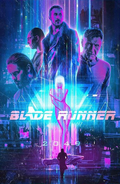 BD 2049 Blade Runner Poster, Blade Runner Art, Rick Deckard, New Retro Wave, Blade Runner 2049, Movie Posters Design, Arte Cyberpunk, Film Prints, Alternative Movie Posters