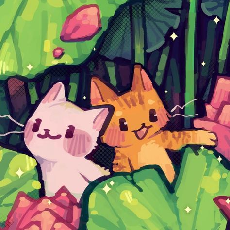 let’s go exploring! 🍀 | Instagram Cute Wallpapers To Draw, Cat Marker Art, Animal Art Abstract, Cute Purple Pfp Aesthetic, Graphic Marker Art, Cute Animal Cards, Cute Drawings Digital, Cute Thing To Paint, Drawing 2 People