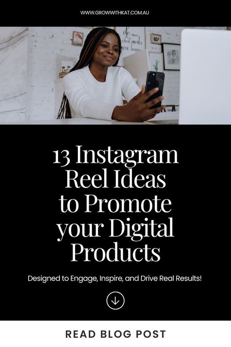 Looking to boost your digital product sales & connect with your audience in a more authentic way? Check out my latest blog post, "13 Reel Ideas to Promote Your Digital Products." This post is packed with creative, actionable reel ideas that will not only highlight your products but also tell your brand's story in a way that truly resonates. Whether you're showcasing your product creation process or sharing success stories, these ideas are designed to engage, inspire & drive real results. Instagram Reel Ideas, Faceless Marketing, Reel Ideas, Instagram Reel, Real Results, Brand Story, Story Template, Instagram Template, Digital Products