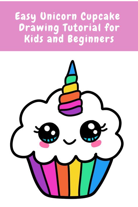 Learn How to Draw Easy Unicorn Cupcake Drawing Step By Step, perfect for beginner artists and kids learning art! 🦄🧁 Explore simple step-by-step tutorials and fun drawing videos designed to inspire creativity and imagination in young minds. Let's make drawing easy and enjoyable for kids of all ages! #CakeDrawing #EasyDrawing #BeginnerArtist #KidsDrawing #ArtForKids #DrawingTutorials" How To Draw A Simple Unicorn, Kawaii, How To Draw An Unicorn, Unicorn Easy Drawing For Kids, Unicorn How To Draw, How To Draw A Unicorn Easy, Step By Step Unicorn Drawing For Kids, Draw Unicorn Easy Step By Step, Unicorn Step By Step Drawing