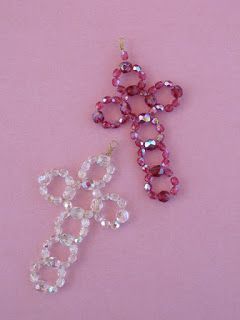 Terry Ricioli Designs: Beaded Crosses Seed Bead Tutorials, Beaded Crosses, Easter Week, Beaded Cross, Beaded Crafts, Beaded Jewelry Patterns, Big Blue, Bead Jewellery, Seed Bead Jewelry