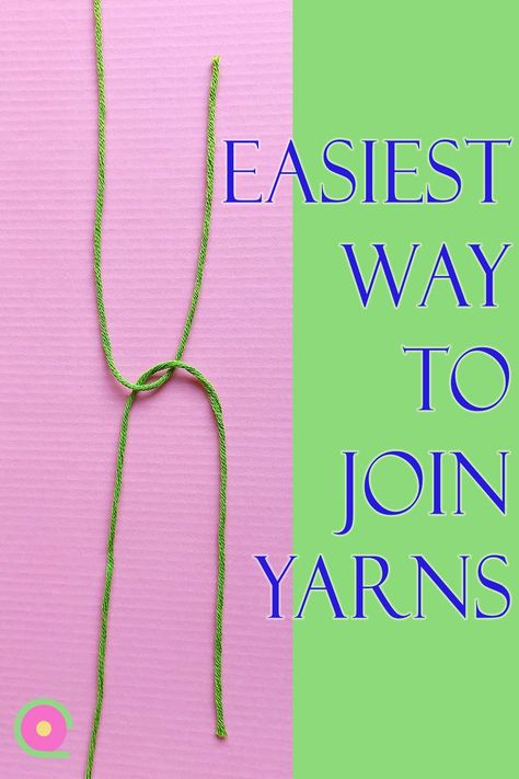 A quick way to join new yarn either in crochet or knitting. No need to weave in yarn ends afterwards. Works with fine and medium weight yarns. #crochettips #knittingtips Amigurumi Patterns, Joining New Yarn In Crochet, Best Way To Join Yarn In Crochet, Joining Yarn In Knitting, Add Yarn To Crochet, Crochet Yarn Join, How To Join Yarn Seamlessly, Join Yarn Knitting, Combine Yarn Ends