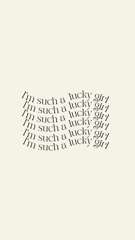 Lucky girl syndrome, manifestation iPhone wallpaper, Law of Attraction, positive thinking mindset, minimalist, white and black aesthetic, I'm such a lucky girl Mindset Phone Wallpaper, 2023 Manifest Aesthetic, Black And White Manifestation Quotes, Lucky Me Wallpaper, Moodboard Wallpaper Aesthetic, Iphone Wallpaper Affirmation Aesthetic, I’m So Lucky Wallpaper, Lucky Girl Syndrome Wallpaper Aesthetic, I Attract Aesthetic