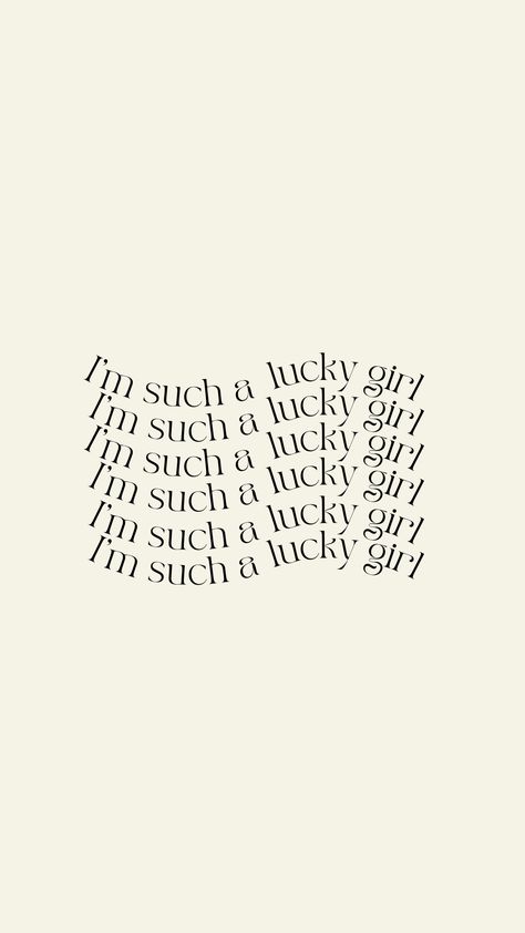 Lucky girl syndrome, manifestation iPhone wallpaper, Law of Attraction, positive thinking mindset, minimalist, white and black aesthetic, I'm such a lucky girl Mindset Phone Wallpaper, Iphone Wallpaper Words Quotes, Im That Girl Wallpaper, 2023 Manifest Aesthetic, Black And White Manifestation Quotes, Iphone Wallpaper Manifest, Iphone Wallpaper Affirmation Aesthetic, I’m So Lucky Wallpaper, I Attract Aesthetic