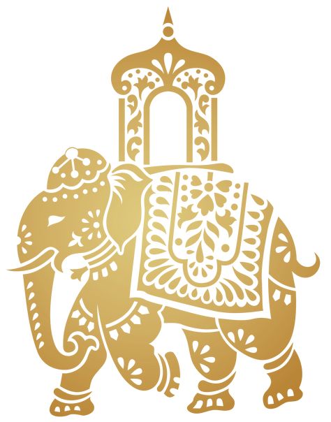 Elephant Stencil, Elephant Clip Art, Ganesh Chaturthi Decoration, Wedding Artwork, Ganesha Drawing, Wedding Logo Design, Pichwai Paintings, Wedding Logo, Tanjore Painting