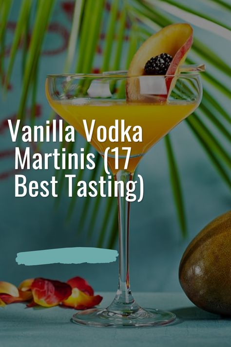 Martinis With Vanilla Vodka, Vanilla Martini Recipe, Vanilla Vodka Martini Recipes, Vanilla Vodka Cocktails Easy, Vanilla Vodka Martini, Absolut Vanilla Vodka Recipes, Vanilla Vodka Drinks Easy, Cocktails With Vanilla Vodka, Drinks With Vanilla Vodka