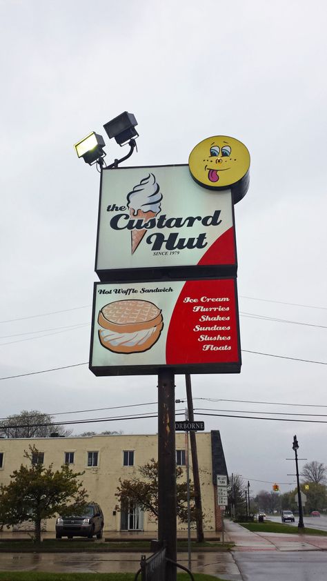 Custard Hut Dearborn Michigan Michigan, Dearborn Michigan, Butcher Shop, Custard, Travel Usa, My Friend, The Good Place, Places To Go, Floating