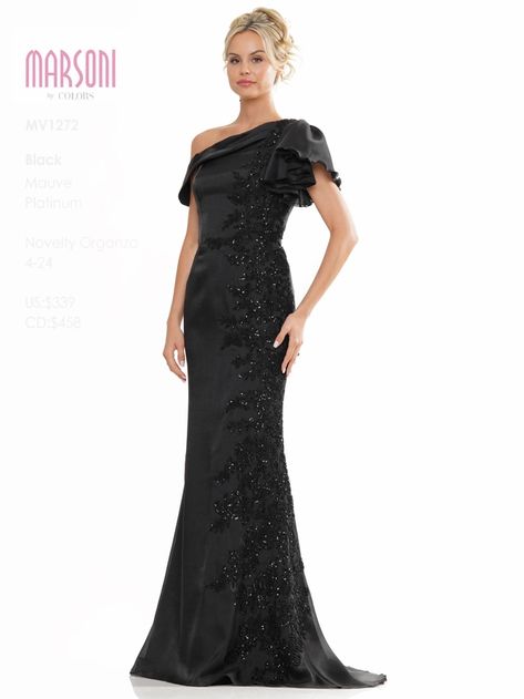 Marsoni by Colors Style MV1272. Lace Applique Dress, Formal Dresses Long Elegant, Black Funeral Dress, Champagne Formal Dresses, Long Mermaid Dress, Modest Formal Dresses, Black Tie Wedding Guests, Sage Green Bridesmaid Dress, Light Blue Prom Dress