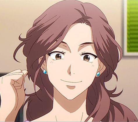 [name: Nanako Hasegawa] :) {anime name: sk8 the infitnity} Croquis, Anime Moms Oc, Anime Mom Hairstyles, Langas Mom Sk8 The Infinity, Anime Mom Hair, Anime Mother Oc, Shifting Parents Face Claim, Langas Mom, Mom Anime Character