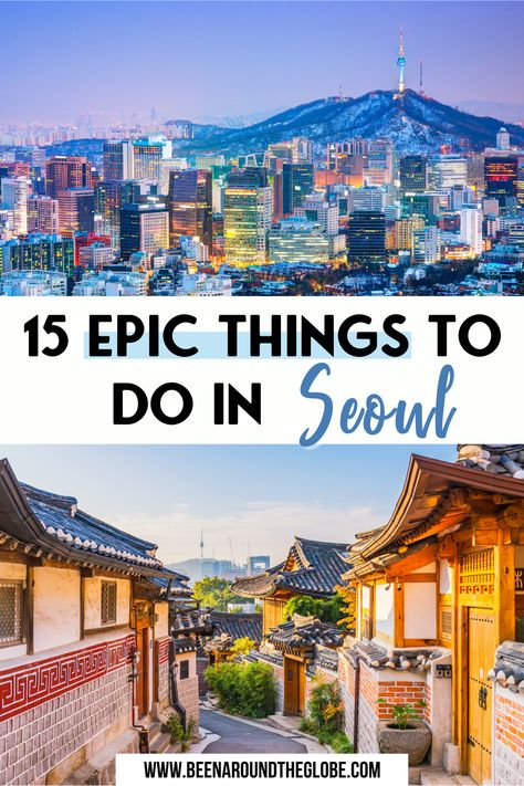 15 epic things to do in Seoul. All you need to know about Seoul, South Korea. Things to do in Seoul | Places to visit in Seoul | Best places in Seoul to visit | Visit Seoul | Seoul travel tips | Seoul travel guide Seoul Korea Places To Go, Seoul Korea Vacation, Must Visit Places In South Korea, Travel In South Korea, Places In Korea To Visit, Trip To Seoul South Korea, What To See In Seoul, Seoul Korea Travel Bucket Lists, Travel To Seoul Korea