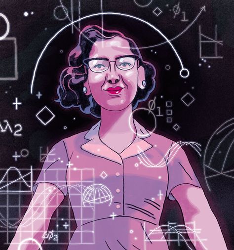 Big Baby P.O.P.E sur Twitter : ""The Woman the Mercury Astronauts Couldn’t Do Without," a cover, full-page, and half-page for Nautilus about the great Katherine Johnson https://t.co/yQ3nySPCcX" Mercury Astronauts, Nautilus Art, Feminist Inspiration, Space Scientist, Stem Girls, Science Girl, Katherine Johnson, Hidden Figures, American Illustration