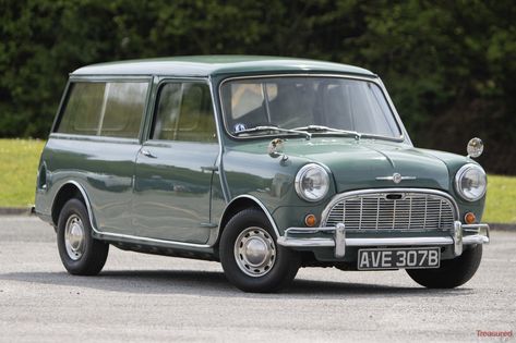 1964 Classic Mini Morris Mini Traveller Classic Cars for sale - Treasured Cars Modified Cars, Mini Morris, Mini Clubman, Car Museum, Mini Countryman, Green Interiors, Auto Service, Car Auctions, Japanese Cars