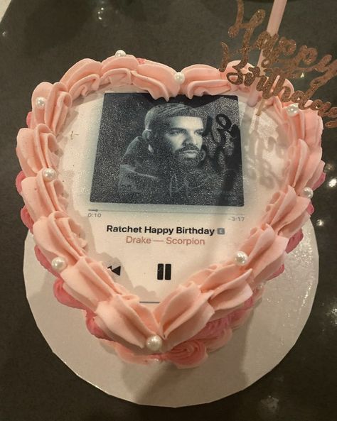 Essen, Jhene Aiko Birthday Cake, Drake Bday Cake, Libra Szn Cake, Rapper Birthday Cake, Drake Birthday Cake, Libra Cake, Drake Birthday Party, Drake Cake