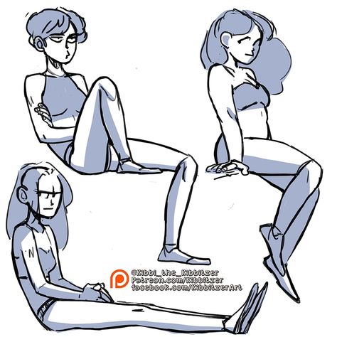 Sitting Pose Reference, Drawing Body Poses, Different Poses, Body Reference Drawing, 인물 드로잉, Poses References, Anatomy Drawing, Character Poses, Figure Drawing Reference