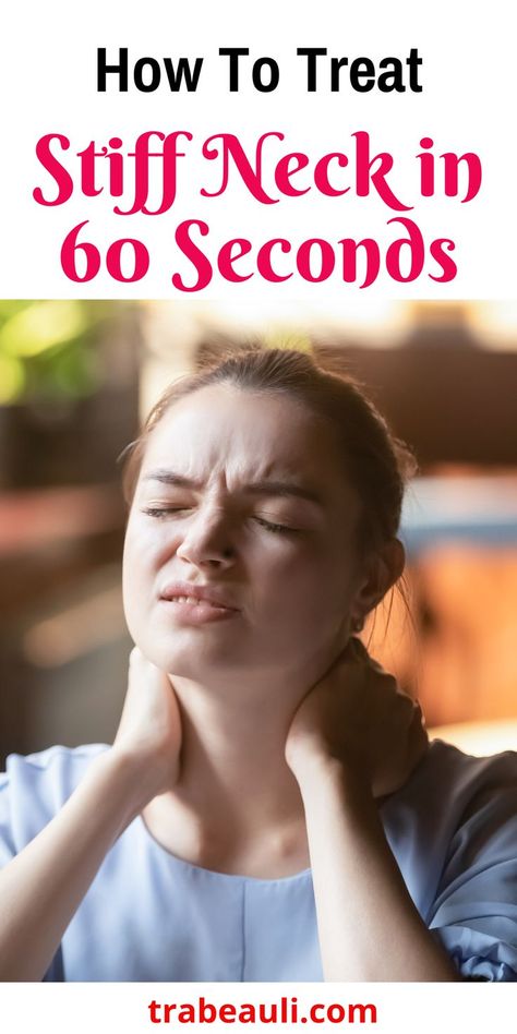 Treat a Stiff Neck Crook In Neck Relief, Neck Spasm Relief, Shoulder And Neck Pain Relief, Muscle Cramps Remedies, Shoulder Pain Remedies, Neck Pain Remedies, Neck Muscle Pain, Neck Spasms, Neck And Shoulder Pain Relief