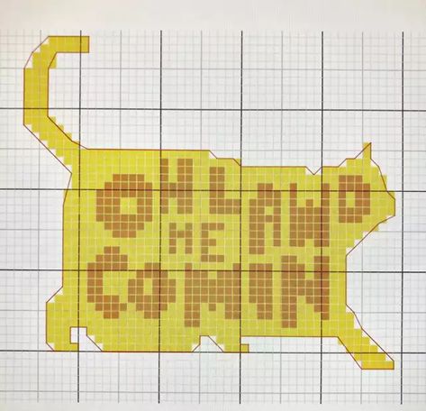 Cross Stitch Memes, Festival Perler, Fat Cat Meme, Large Cross Stitch Patterns, Subversive Cross Stitch Patterns, Subversive Cross Stitch, Pixel Crochet, Cat Meme, Mini Cross Stitch