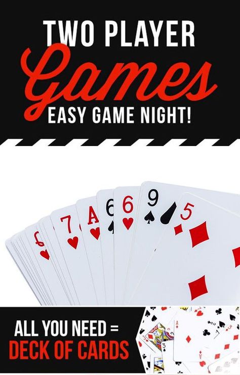 Games To Play By Yourself, Two Person Card Games, Games For Date Night, 2 Player Card Games, Card Games For Two, Card Games To Play, 2 Person Card Games, Games For Two People, Adult Card Games