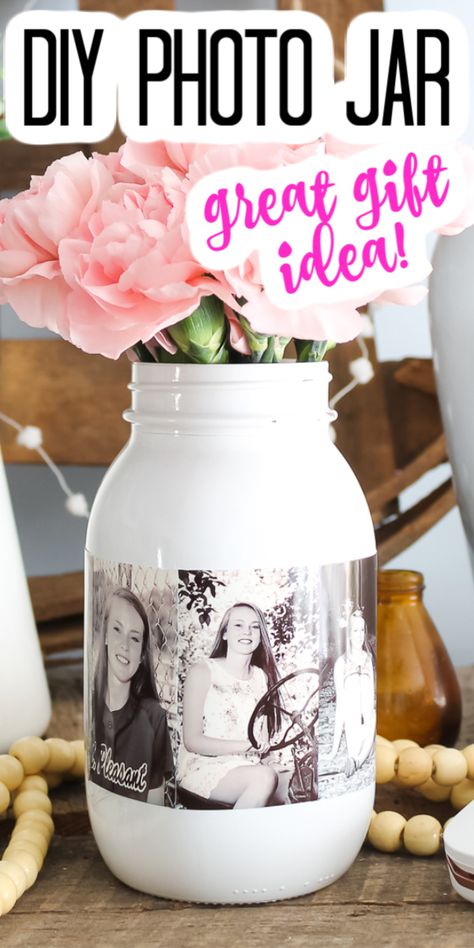 Upcycling, Candy Sleigh, Decoupage Mason Jars, Easy Mason Jar Crafts Diy, Mason Jar Picture, Mason Jar Photo, Easy Mason Jar Crafts, Mason Jar Craft, Idea Craft