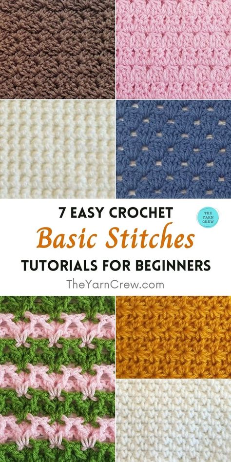 Beginning Crochet Projects, Crochet Star Stitch, Easy Beginner Crochet Patterns, Beginning Crochet, Boho Basket, Crochet Stitches Guide, Crochet Patterns Free Beginner, Beginner Crochet Tutorial, Crochet Stitches Free