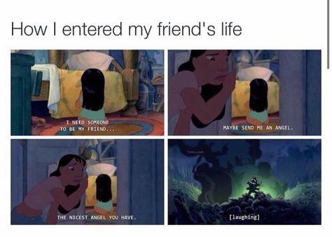 Lilo and stitch Humour, Friendship Memes, National Best Friend Day, Best Friend Day, Meme Comics, Friends Day, Friend Memes, Mia 3, Memes Humor