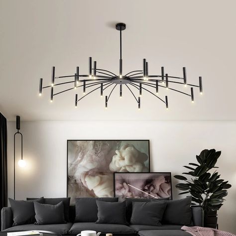 Umbrella Chandelier, Led Umbrella, Nordic Dining Room, Modern Minimalist Bedroom, Led Lighting Home, White Umbrella, Modern Luxury Bedroom, Chandelier Modern, Led Light Lamp