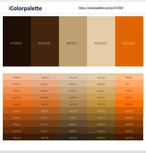 Colors included in this palette similar to Black, Burly Wood, Burly Wood and OrangeRed, Clementine, Creole, Dark Gray / smoked, Dark Khaki, Dark Khaki and Burly Wood, Dark Khaki and OrangeRed, Deep Oak, Gray, . Download color palette as Pdf, Adobe swatch and more. Goddess Outfits, Orange Color Shades, Palette Challenge, Pink Color Combination, Turquoise Color Palette, Orange Palette, Color Palette Living Room, Ebony Color, Hex Color Palette