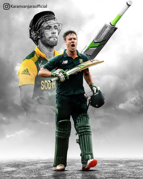 Ab De Villiers Batting, Ab De Villiers Ipl, Photoshop Edits, Ab De Villiers Photo, Virat Kohli Instagram, Virat Kohli Wallpapers, Ms Dhoni Photos, Cricket Videos, Cricket Wallpapers