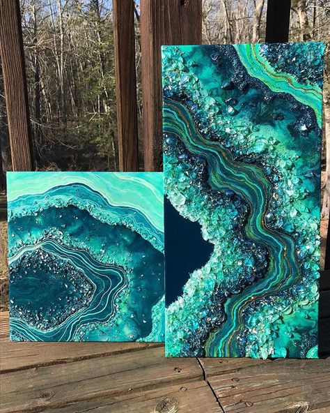 Agate Painting Acrylic, Acrylic Geode Painting, Geode Resin Painting, Geode Painting Acrylic Canvas, Geode Resin Wall Art, Geology Painting, Geo Painting, Geode Painting Acrylic, Geode Canvas Art