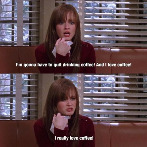 10 Coffee Quotes We All Know To Be True - Funny Quotes About Coffee Rory Drinking Coffee, Rory Gilmore Quotes, Gilmore Quotes, Gilmore Girls Rory, Gilmore Girls Coffee, Gilmore Girls Quotes, Coffee Quotes Funny, Gillmore Girls, Gilmore Gilrs