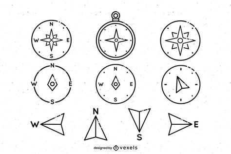 Compass stroke icon set #AD , #stroke, #icon, #set, #Compass Compass Simple, Soup Logo, Compass Graphic, Simple Compass, Compass Drawing, Cardinal Points, Compass Icon, Compass Logo, Navigation Design