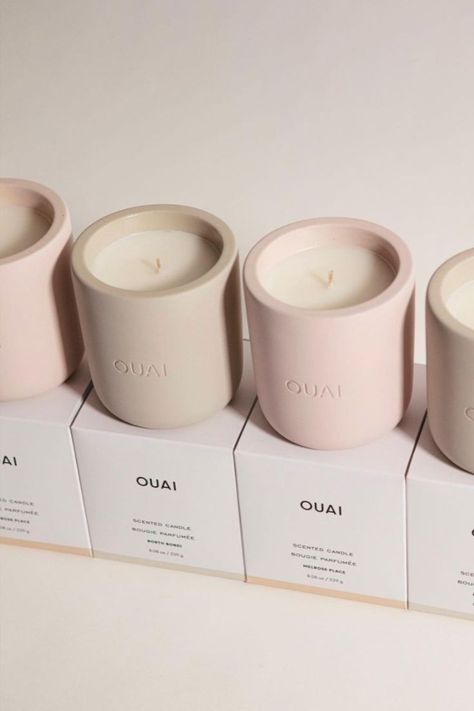 2023 Candle Trends, Idea Business Products, Ouai Candle, Candle Packaging Ideas Branding, Candles Logo Design, Fragrance For Candles, Candle Business Ideas, Candles Branding, Candle Packaging Ideas