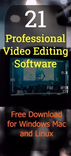 Top 21 Best Video Editing Software (Free and Paid) For Windows, Mac and Linux #bestsoftware Best Video Editing Software For Pc, Good Video Editing Apps, Filmmaking Ideas, Free Software Download Sites, Free Video Editing Software, Best Video Editing, Free Photo Editing Software, Film Student, Photography Software