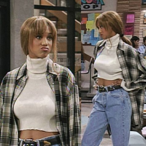 °. on Twitter: "Some Ashley and Tyra style appreciation from fresh prince of bel-air… " Mode Old School, Look 80s, 90’s Outfits, Alledaagse Outfits, Populaire Outfits, 90s Inspired Outfits, Streetwear Mode, Pose Fotografi, Look Retro