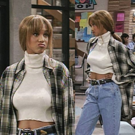 °. on Twitter: "Some Ashley and Tyra style appreciation from fresh prince of bel-air… " Mode Old School, Look 80s, 90’s Outfits, Alledaagse Outfits, Populaire Outfits, 90s Inspired Outfits, Pose Fotografi, Streetwear Mode, Outfit 90s