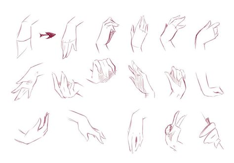 Art hands Croquis, Side View Drawing, Poses Anime, Hands Tutorial, Draw Hands, Anime Hands, Manga Drawing Tutorials, Hand Pose, Reference Drawing