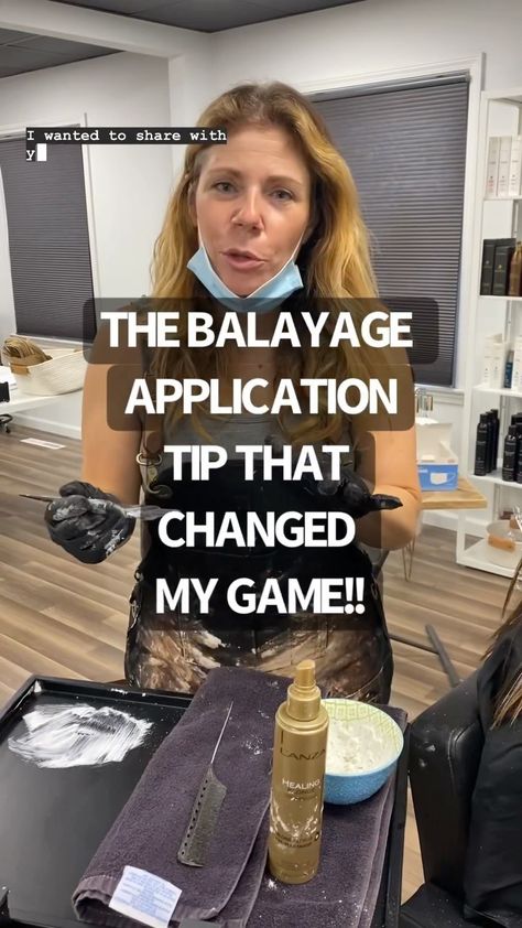 clevelandhairboss on Instagram: DO YOU EVER HAVE SPOTTING WHEN YOU DO BALAYAGE???? UNEVEN SPOTS??? NOT BLENDED ENOUGH??? This tip I’m sharing with you right here, hands-… Shades Of Balayage Brunettes, Balayage, Partial Foil Vs Balayage, Bayalage Brunette Technique, Sectioning Hair For Balayage, At Home Baylage Hair, Balayage How To Step By Step, Brush On Highlights Hair Diy, Foiliage Placement Techniques